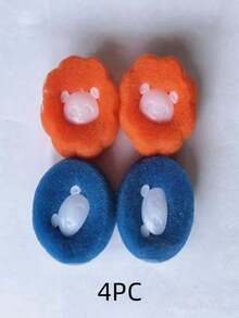 3/4/6个装宠物毛发去除洗衣球，洗衣袋。蓬松柔软，不粘手，可重复使用且经久耐用。有效收集衣物和床上用品上的毛发。宠物主人的必备良品，提升您的洗衣体验。 - A - 查看 12