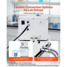 Laboratory High-Temperature Circulating Oil Bath, Up To 300℃/572℉, 10 L Lab Constant Temperature Heating Tank, 0.1℃ High Precision, Internal And External Dual Circulation, For Laboratory - 10L 300℃ - View 6