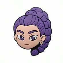 1 chiếc phụ kiện trang trí giày bằng nhựa PVC mềm dẻo, có thể tháo rời, chủ đề săn phù thủy. - Nhiều màu - Xem 8