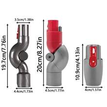 适用于V7 V8 V10 V11 V15吸尘器的替换式底部和顶部适配器，低位伸缩适配器 - 查看 7