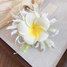 1 chiếc kẹp tóc hình hoa cúc ngọt ngào và tươi tắn, phụ kiện tóc thanh lịch, thời trang và đa năng, được thiết kế cho kỳ nghỉ ở biển và vùng quê, phù hợp để sử dụng hàng ngày, kẹp tóc mùa hè, kẹp tóc du lịch. - Nhiều màu - Xem 2