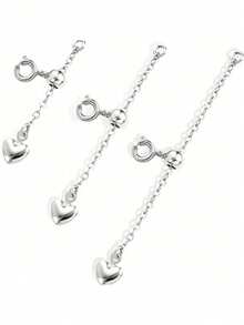 3 件装项链延长链，可调节滑扣项链手链延长链，不锈钢黄铜手链延长链，适用于项链、手链等珠宝制作 - 彩色 - 查看 8