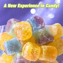 AMOS 4D Crystal Jewels Gummy Candy(2 Bags), Novelty Food 1.41oz Bag, Crunchy Outside, 4in1, 2 Textures 2 Flavors, Unique Candy, Gummy Treats - 2 件裝 - 查看 3