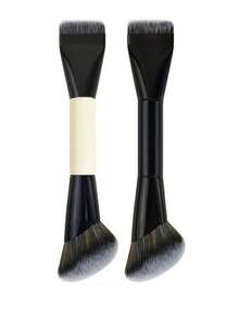 1pc/2pcs Double-Ended Foundation Brush, Contour Brush, Professional Makeup Brushes For Powder Foundation, Blush, Concealer, Multi-Functional Makeup Tools - Multicolor - View 8