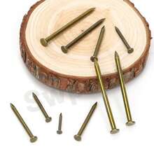 300Pcs 5 Sizes 3/4\ 1-1/4\ 1-3/5\ 2\ 2-3/8\ Bronze Hardware Nails Assortment Kit, Steel Nail, Galvanized Nails, Small Nails, Finishing Nails, Wall Nails, Wood Nails, Nails For Concrete Brick - AssortmentKit - View 6