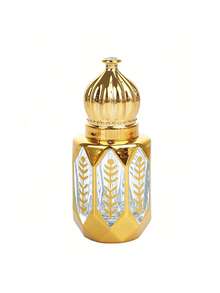 Bộ 4 chai tinh dầu mini 6ml màu vàng kiểu Ả Rập, có thể tái sử dụng, chống rò rỉ, dùng khi đi du lịch, đựng mẫu tinh dầu trang trí, hộp đựng mỹ phẩm nhỏ gọn, vật dụng cần thiết khi đi du lịch cho phụ nữ, dùng hàng ngày khi đi nghỉ mát, tập gym, di chuyển, dụng cụ làm đẹp tự chế cao cấp, quà sinh nhật lý tưởng cho mẹ và bạn gái. - Vàng - Xem 9