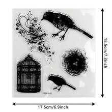 Easter Blueprint Spring Sprung Rabbit Clear Stamp Tattered Sparrow Rubber Stamps Transparent Stamps For DIY Scrapbooking Photo Album Card Gifts - Clear Stamps - View 10