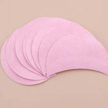 100pcs/1set,Eyeshadow Adhesive Tape Set, - Non-Woven Makeup Protective Film For Applying Eyeshadow, Eyeliner, Mascara, And Lipstick, Eyelash Extension Tools - Pink - View 4