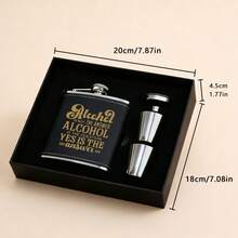 Bình đựng rượu 7oz, Châm ngôn về rượu - Rượu không phải là câu trả lời, rượu là câu hỏi, và câu trả lời là Có. Trải nghiệm uống rượu hoàn hảo - Thích hợp làm quà tặng cho nam giới, quà tặng cho phù rể, quà Giáng sinh, quà Ngày của Cha, quà Ngày Valentine, bình đựng rượu bằng thép không gỉ. - Nhiều màu - Xem 6