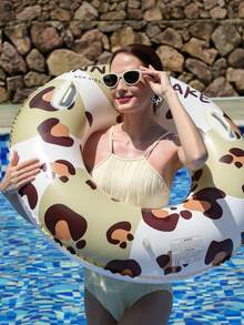 Anillo inflable de natación de 35 pulgadas, flotador de anillo de natación de PVC de alta calidad y duradero, adecuado para playa, fiesta, vacaciones, protección UV - Fiesta de piscina - multicolor - Ver 6