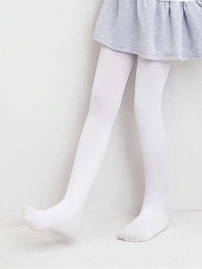 3 piezas / 1 pieza Pantalones de baile de terciopelo blanco para niños. Ligeros, transpirables, sin volantes ni bordes deshilachados. Perfectos para salidas diarias y casuales. Adecuados para las temporadas de primavera, verano y otoño