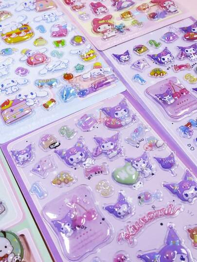 Hình dán trang trí bằng nhựa pha lê dễ thương, phù hợp với các món quà ngày lễ phổ biến, hình dán lấp lánh, hình dán pha lê chất lượng cao, hình dán quà tặng dành cho nữ.