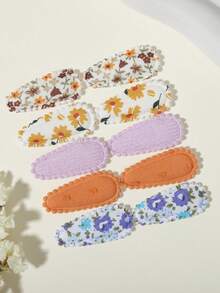 20个迷你发夹，新颖设计，适合派对使用 - 混合色 - 查看 6