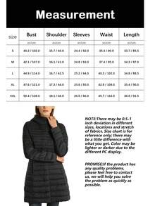 Áo khoác phao nữ Giolshon kiểu dáng thường ngày, có mũ, túi, nhẹ và phù hợp cho mặc hàng ngày, màu đen thanh lịch, thích hợp cho mùa đông. - màu đen - Xem 9