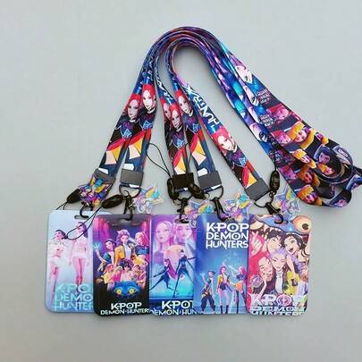 Hasbro Cartoon Lanyard – Anime Style Phone Strap & ID Badge Holder, Reusable Lanyard For Bus Card, Student ID & Work Badge