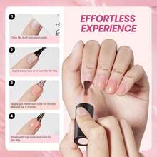 Beetles 36 Colors Gel Nail Polish Set, Pastel Jelly Pink Purple White Green Glitter Gel Kit With Base & Top Coat, Nail Tools, Soak Off UV Nail Art, Salon DIY Manicure Gift For Women - 53PCS 36 Colors Crystal Ice Collection - 查看 6