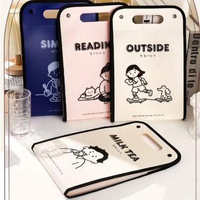 תיקיית קבצים A4 אחת, מארגן מסמכים ידני אנכי בעל 13 שכבות לאקורדיון, מחלק נושאים