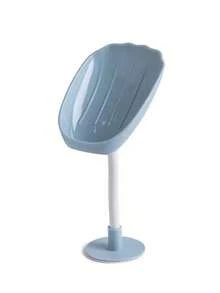 1pc Shell-Shaped Soap Dish, Wall-Mounted Draining Soap Holder, Creative Soap Box, Keeps Soap Dry And Clean, Easy To Clean, Bathroom Wall-Mounted Soap Rack, Extends Soap Lifespan. - Multicolor - View 9