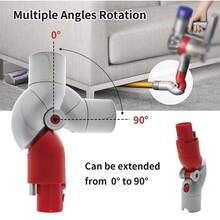 适用于V7 V8 V10 V11 V15吸尘器的替换式底部和顶部适配器，低位伸缩适配器 - 查看 5