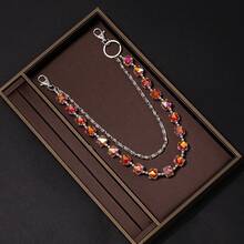 Single-Piece Colorful Dopamine Candy-Colored Waist Chain, Macaron-Colored Pants Chain,  Hip-Hop Style Jeans Chain - Mẫu 1 - Xem 7