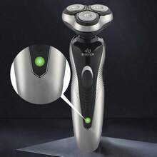 3-Head Rotary Electric Shaver, USB Rechargeable, Multi-Function (Trim Beard/Nose Hair), Ideal Gift For Men, 300mAh Battery Capacity - Multicolor - View 9