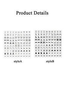 Switch Labels - Essential For Your Home, Suitable For Lighting, Fan And Heating Control. These Self-Adhesive Stickers Are Oil-Resistant, Easy To Use, And Perfect For Bedrooms, Bathrooms, Kitchens, Garages, And Laundry Rooms. - Multicolor - View 8
