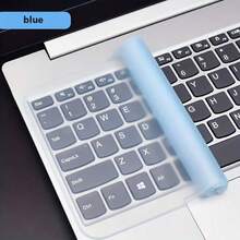 1pc Ultra-Thin Silicone Keyboard Cover, Fit For 12-14 Inch Laptops, Waterproof Dustproof Keyboard Protector, Available In Purple, Yellow, Pink And Blue Colors - View 16
