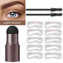 Eyebrow Stamp And Eyebrow Stencil Kit, With Eyebrow Brush One Step Eyebrow Stamp Shaping Kit With 10 Reusable Eyebrow Stencils - Eyebrow Stamp - View 11