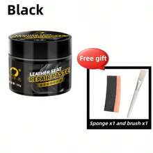 50g Leather Seat Repair Paste, Color Restoration Paste, Suitable For Shoes, Bags, Sofas And Furniture. Available In Black, Brown And White. - Multicolor - View 11