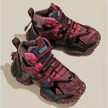 Giày thể thao nam casual, giày thể thao đế dày đa năng phù hợp cho mặc hàng ngày. - Đỏ - Xem 3