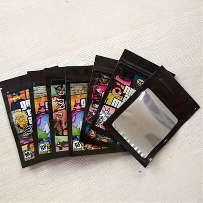 20pcs/50pcs Matte Self-Sealing Bags/Resealable Bags, Jewelry Matte Aluminum Foil Bags, 15cm X 10.5cm Plastic Compartment Bags, Accessory Composite Bags. Suitable For Daily Storage: Accessories, Jewelry, School Supplies, Gift Packaging.