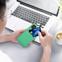 Wallet Case Compatible With Apple 11 - Protective Wallet Case With Card Slots - Lime Green, 43354829 - Gold - View 6