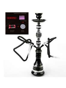 1pc Complete Hookah Set, German Quality, Single Hose Silicone Hookah Pipe With Aluminum Foil And Disposable Mouthpieces - one-size - View 14