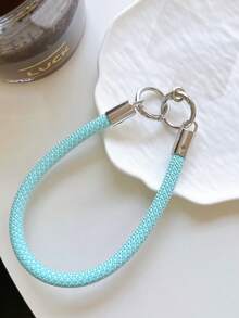 1 chiếc ốp điện thoại dệt đa năng kèm dây treo ngắn cầm tay, thiết kế chống rơi tiện dụng. - vòng đeo tay - Xem 5