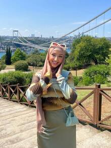 1pc Spring/Summer Fashion Tie-Dye Slim Top Women Outfit - Multicolor 2 - View 3