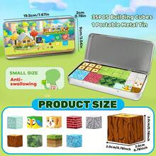 Iron Box Original Forest Magnetic Blocks (35/200/300/500PCS) Progressive Building Set For Kids 3+, Develop Hands-On Skills & Nature Cognition - Multicolor - View 4