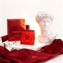 Ve Eros Flame Eau De Parfum 3.4 OZ/ 100ML, Men's Perfume EDP Fragrance Long-Lasting Boyfriend Husband Father Brother Birthday Graduation Party Travel Camping Outdoors School Campus Trip Festivals Anniversary, Gift Valentine's Day Halloween Thanksgiving Christmas New Year's Day - Cálido y picante - Ver 2