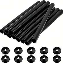 200mm X 15mm Cubierta protectora de tubo de radiador de plástico PVC, manga de radiador reforzada adecuada para tubo de 15mm, decorativa y anticontaminación - color - Ver 2