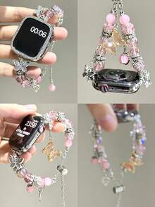 Pink Silver Chain