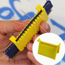 1pc Sewing Clip - Made Of Plastic, With A Simple And Practical Design, Easy To Operate, Suitable For Beginners, Housewives And The Elderly To Carry Out Simple DIY Sewing Projects, Hinged High-Precision Manual Sewing Fabric Sewing Auxiliary 3mm Overlock Magic Tool | Sewing For Beginners | Sewing | Clothing | - Multicolor - View 5