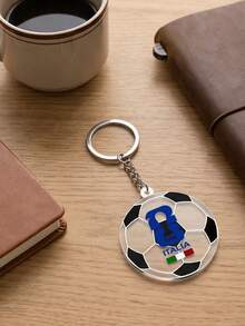 1 pieza Llavero acrílico de la Copa del Mundo con el mascota de EE. UU., Canadá y México, regalo para aficionados al fútbol, colgante con anilla dividida, abridor, recuerdo deportivo para entusiastas del fútbol, amantes del deporte, atletas, favor de fiesta, decoración, accesorio - Multicolor - Ver 1