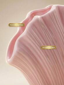 1个粉色少女贝壳化妆刷收纳盒，文具整理器，可爱清新，送给女朋友的礼物 - 彩色 - 查看 7