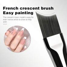 法式美甲笔：双压铜笔杆搭配磨砂亚克力笔杆。符合人体工学设计，笔毛超柔软，轻松打造完美美甲，新手友好，专业沙龙级品质。 - 彩色 - 查看 2