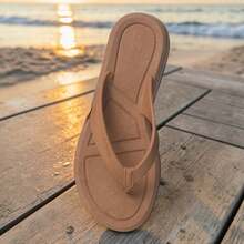 Women's Orthopedic Flip-Flops, Caramel Color, Anatomical, Non-Slip, Comfortable - Fusión de caramelo - Ver 9