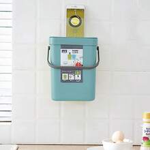 Countertop & Hanging Trash Cans - Blue - View 4