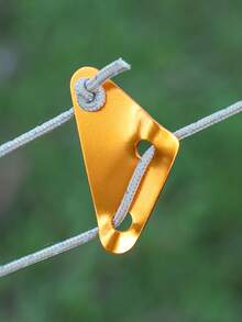 Large Adjustable Triangular Buckle, Outdoor Aluminum Alloy Triangle Buckle For Tent Tarp Windproof Rope, Non-Slip Cord Adjuster - Multicolor - View 4