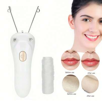 AXH. Women's White Painless & Facial Hair Remover