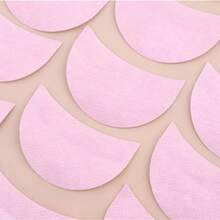 100pcs/1set,Eyeshadow Adhesive Tape Set, - Non-Woven Makeup Protective Film For Applying Eyeshadow, Eyeliner, Mascara, And Lipstick, Eyelash Extension Tools - Pink - View 6