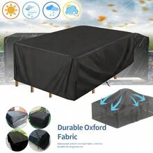 Capa Universal para Móveis, Capa Impermeável, Capa Protetora Antirrhuva e Neve, Capa Protetora de Oxford 210D, Adequada para Proteção de Mesa, Pátio e Jardim, Tanto para Uso Interno quanto Externo - Multicolorido - Visão 5