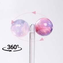 Magnetic Levitating Ballpoint Pen, Amazing Appearance, Fun Design, 360° Magnetic Rotation, Comfortable Writing, Creative Stationery - Pink Planet - View 5